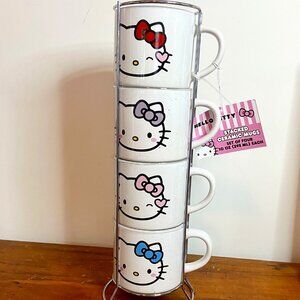 HELLO KITTY 10 OZ MUGS - SET OF 4 (WRKTY8523Y102023) BY SANRIO